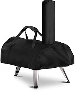 HOHONG Pizza Oven Cover for Ooni karu 12, Outdoor Pizza Oven Covers Waterproof Oxford Fabric Pizza Oven Protective Carry Cover, Black, 81x42x64cm