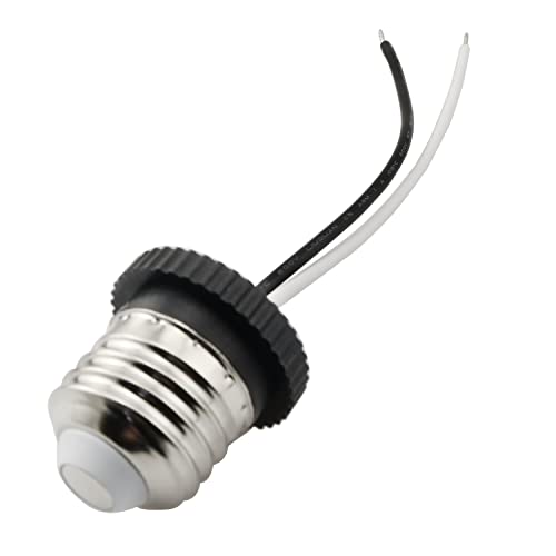 E26 Socket Adapter Bllndx 4Pcs Medium Edison E26 Base Ceiling Led Retrofit Power Adapter Bulb Socket With 15Cm Wire E26 Base Pigtail Socket #TOP1