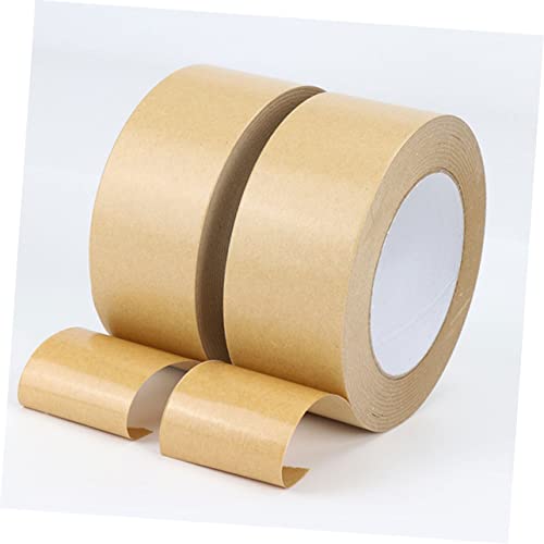 LALAFINA 2 Rolos De Fita De Papel Kraft Fita De Vedação Doméstica Envelopes De Velino Fita De Rotula