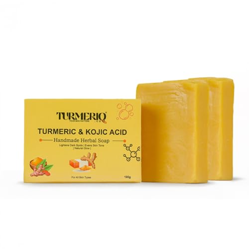 Image of Turmeric & Kojic Acid Soap for Brightening | Pack of 2 | 200g