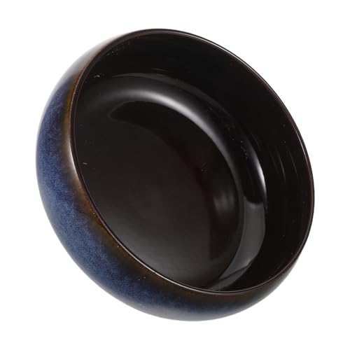 TOGEVAL Vaso in Ceramica per Ninfee e Loto Grande da Interno Ciotola per Fiori Idroponici e Bonsai Contenitore a Bassa Profondità per Piante Acquatiche e Succulente Decorazione Casa