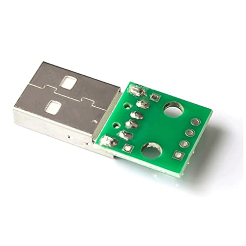 Adaptador USB-A Macho a DIP 4 pines, pack de 20 miniatura 5