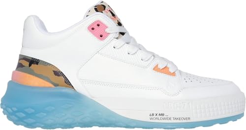 Skechers - Mens Snoop Dogg: Sizzle - Buckets Bombay Sneakers, Color White/Multi, Size: 9.5 M US4