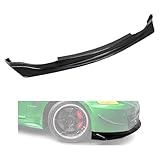 KUAFU Front Bumper Lip Compatible with 2006-2009 Nissan 350Z 3Pcs Spoiler Splitter Bumper Chin Lip Air Dam Body Protector Kit Black Plastic