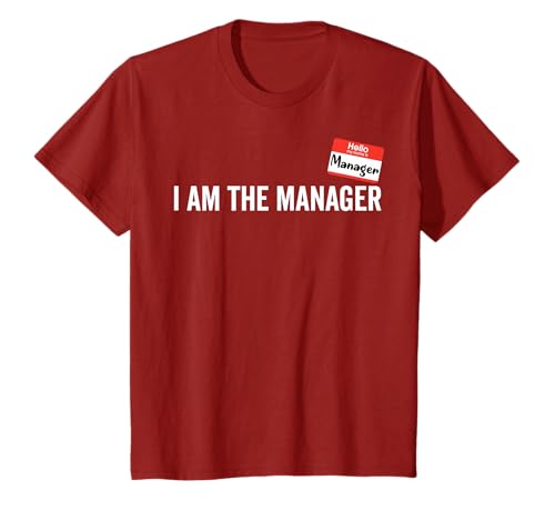 Manager Kostüm I am the Manager Halloween Matching Couples T-Shirt