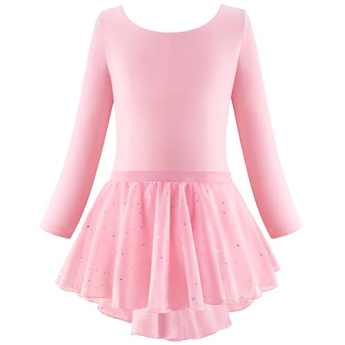 Vestidos de baile infantiles para clases de ballet y actuaciones escolares con tutú de niña