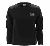  EA7 - Sudadera deportiva para mujer, color negro, talla XS