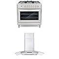 Cosmo Appliance Package 36" COS-F965 Dual Fuel Range and 36" COS-668AS900 Wall Mount Range Hood