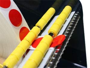 Etikettenspender für 75mm Rollen