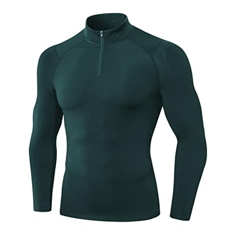 Valcatch Men's Thermal Base Layer Half Zip Top Cover