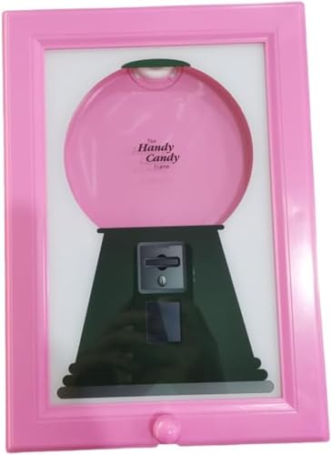 Vskdキャンディフレームディスペンサー 壁掛けキャンディディスペンサー テーブルディスプレイ 装飾品 自動販売おもちゃ 子供用 多目的 簡単補充 カウンタートップ 棚 パントリー 子供パーティー 誕生日 糖果分配器相框架 おしゃれ 収納ボックス スナック