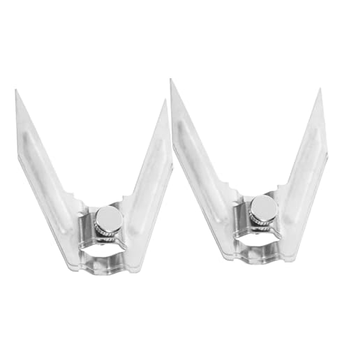 STOBAZA 4Pcs Stainless Steel Chicken Forks for Home Oven Versatile Meat Grilling Tools for Bbq Easy Insertion Removal for Poultry and Fish Cooking Supplies