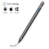 [page_title]-BACKTURE Stylus Stift, Kompatibel mit iOS Android Geräten iPhone 8 iPad Galaxy Huawei Smartphones Tablet Elektronischer Kapazitanzstift aktiver Eingabestift 1,5mm ultrafeiner Spitze Kugelschreiber