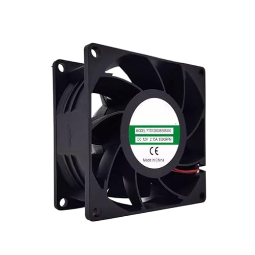 Ventilateur de refroidissement DC 12V 80x80x38mm à haute pression statique