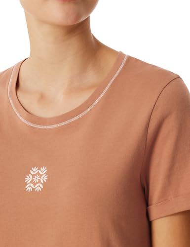 Schiesser Damen Nachthemd Kurzarm weiche Baumwolle Bigshirt mit Taschen – Ansicht 3