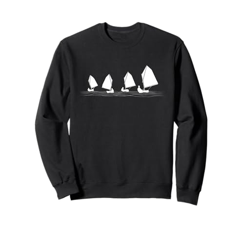Dinghy Boot Opti Segeln Rennen Sweatshirt