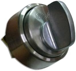 Amazon ゴールps大カム用サムターンシルバー色 38ミリ以上 48ミリ未満用 補助錠 錠前