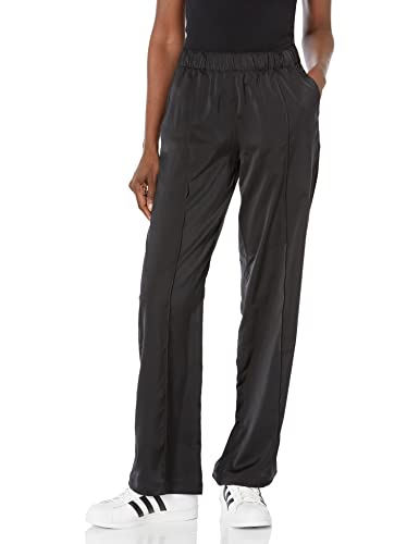 ★adidas★ Pinstripe satin wide pants black KD2295 adidas Originals Wide Leg Pants - Black | adidas Singapore