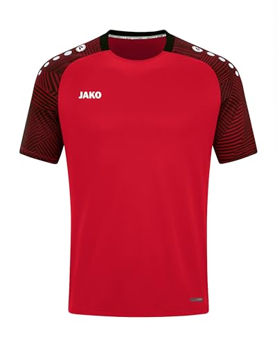 JAKO Herren T-Shirt Performance, Rot/Schwarz, M