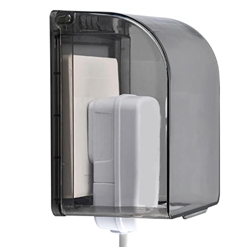 Organizador de Tapas de Interruptor de Cocina Negro Transparente 4