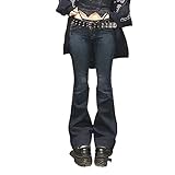 Occasions : jeans gothique années 90 pour fille - Convient pour les voyages, le bureau, les vacances, le shopping, les rendez-vous, la vie quotidienne, les activités de plein air, etc.