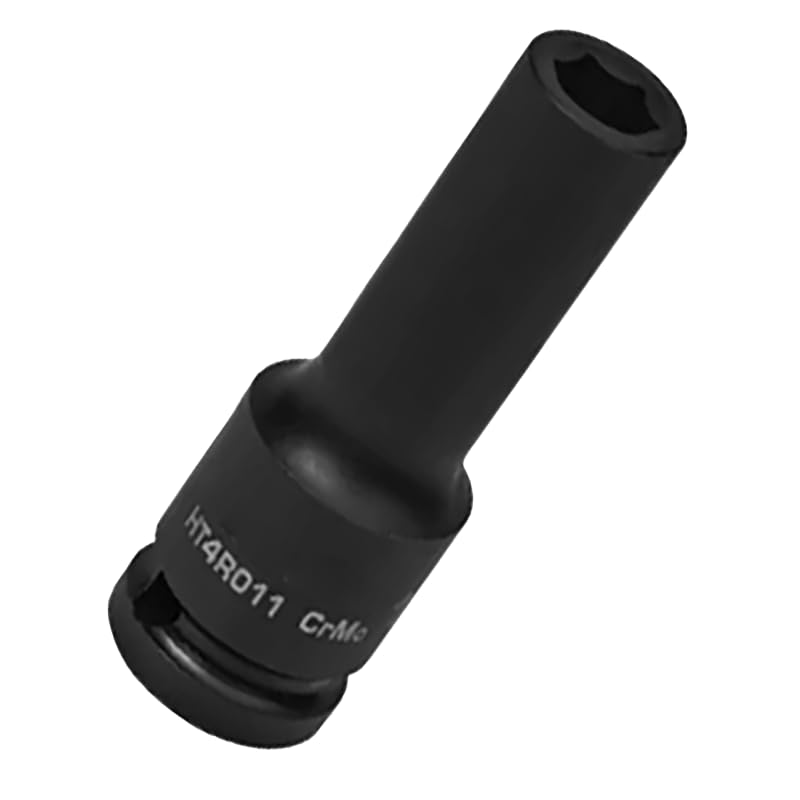 Deep Impact Socket 1/2" 78mm Long 6 Point Forged Alloy Steel CrMo 10mm to 32mm (11 mm)