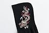 HaiZi XiHuan Streetwear Men's Dragon Embroidered Heavyweight Graphic Hoodies Japanese Techwear baggy Anime Hoodie, Black-dragon-01, X-Large #1