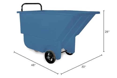 Bayhead carretilla inclinable 1/3 yarda cúbica carga 275 lb roja miniatura 2