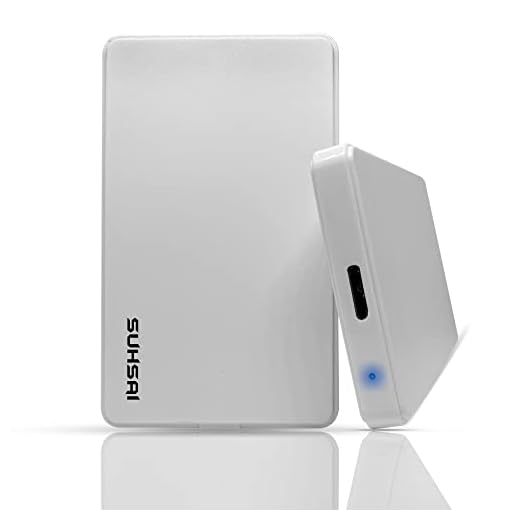 External Hard Drive Portable HDD, 3.0 USB External Hard Disk, Ultra Fast Slim Drive for Storage, Back up for PC, MAC, Desktop, Laptop, MacBook, Chromebook, Gaming Consoles, Smart Tv (120GB, White)