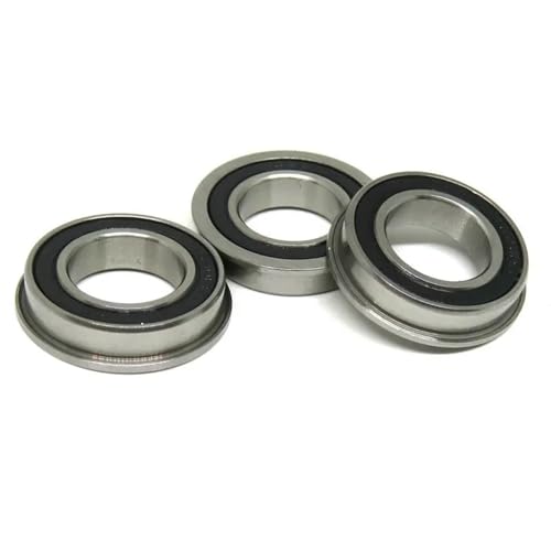 Roulement miniature MF104-ZZ 4x10x4mm à billes avec bride en acier - 3