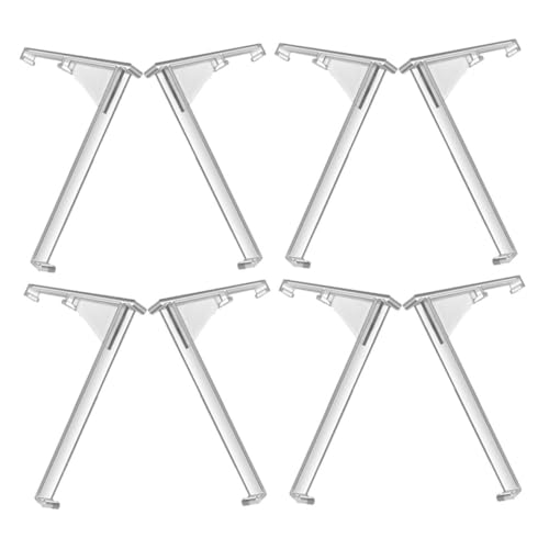 Ciieeo 8PCS Clear Vertical Blind Repair Clips Transparent Valance Holders for Effortless Curtain Alignment for Home and Office Use