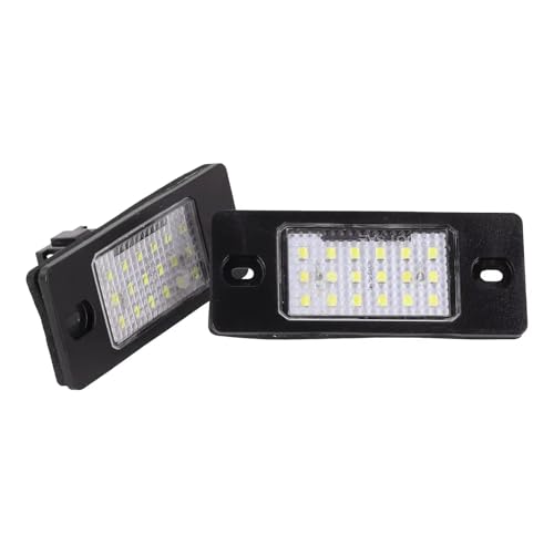 Luces de matrícula Skoda Fabia 1999-2007 plafones traseros coche kit acabado premium