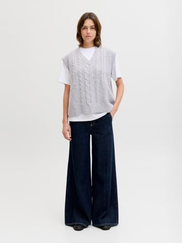 Chaleco de punto gris para tus looks de oficina Jack & Jones Jxjosie XS 5