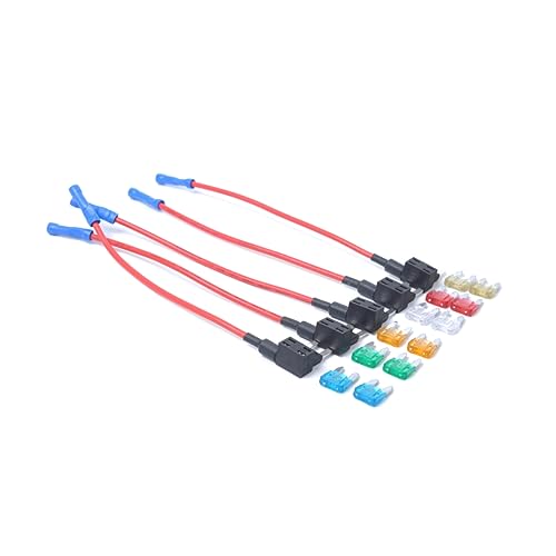 ULTECHNOVO 5 Peças mini fusível Suporte de fusível porta fusível em linha porta fusível 32v porta fu