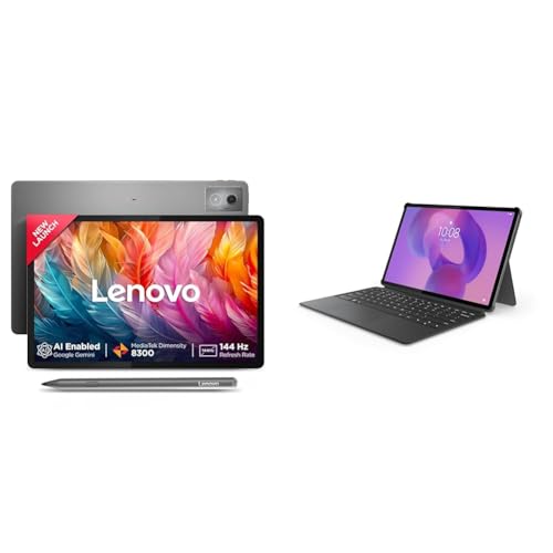 Image of Lenovo Idea Tab Pro with Pen Plus + Wireless Keyboard with Touchpad | 12.7 inch 3K 144 Hz Display | 12 GB RAM, 256 GB ROM Tablet