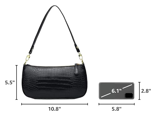 Image of Small Tote Shoulder Bags Purses for Women Retro Classic Crossbody Bags Cute Clutch Purse and Handbag