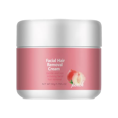 Crema Depilatoria Facial Mujer 50g Crema Depilatoria del Labio Superior Depilación Suave Sin Irritación Adecuado para Labio Superior, Mejillas, Mentón y Manos
