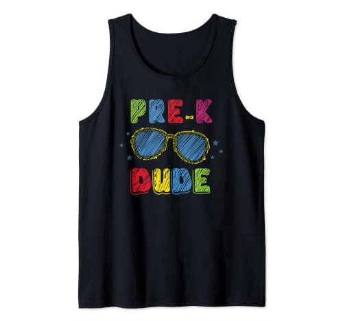 Cute Pre K Dude Funny Back To School First Day of Preschool Débardeur