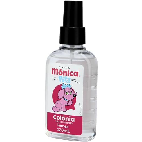 Colônia Para Pêlos de Cães, Fêmea, Turma da Mônica, 120 ml, Rosa