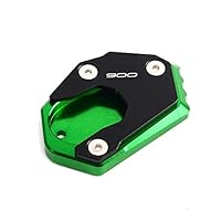Piastra Allargata Per Cavalletto Laterale Kawasaki Z900 (2017-2020) In Alluminio, Colore Verde - 2