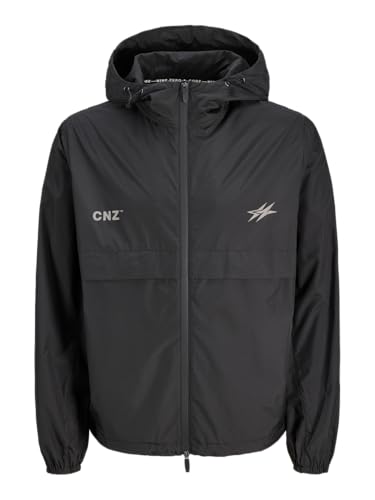 Veste de sport homme Jack & Jones noire S blouson zippé fitness running