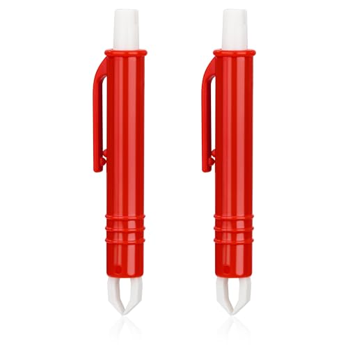 YSQEVN Pinzas para Garrapatas Removedor Quita Garrapatas Herramienta Profesional Rojo Seguridad 2 Piezas para Eliminar Mascotas Gente Animal Gatos con Caja de Almacenamiento