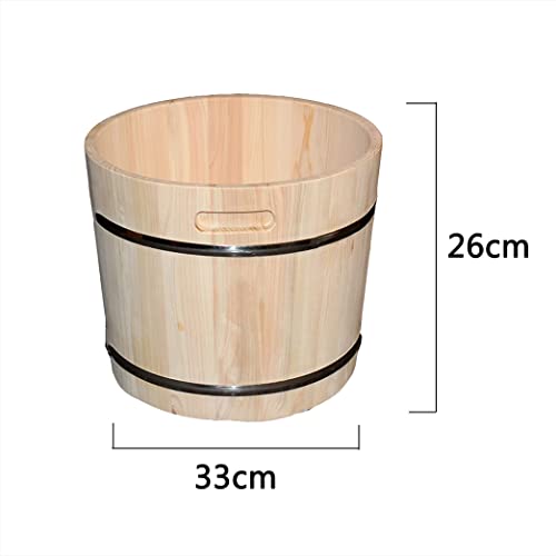 Tina de Spa para Pies de Madera Maciza con Tapa miniatura 2