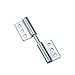 Removable Perforated Hinge Thickened Load-Bearing Insertion Type Industrial Machinery Equipment 1Pcs(304 Left-2)