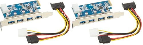 Image of VisionTek 4 Port USB 3.0 PCIe Internal Card - 900544 (Pack of 2)