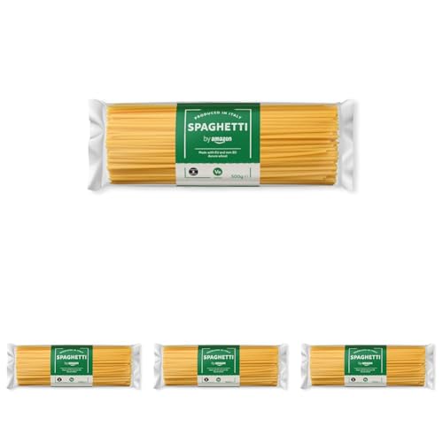 by Amazon Spaghetti, 500g (Paquete de 4)