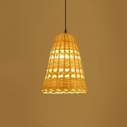 Cordon réglable suspension e27 bambou pour plafond haut bas - 5