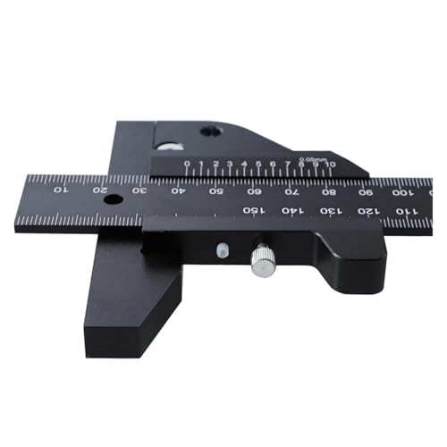 CCKUYT Depth Gauge Aluminum Alloy Marking Gauge T-Ruler Measuring Tool