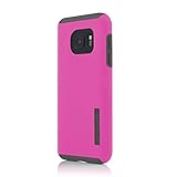 Samsung Galaxy S7 case, Incipit , Hard Shell Case with Impact-Absorbing Core Shock-Absorbing Impact-Resistant Dual-Layer Cover - Pink/Gray
