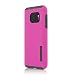 Samsung Galaxy S7 case, Incipit , Hard Shell Case with Impact-Absorbing Core Shock-Absorbing Impact-Resistant Dual-Layer Cover - Pink/Gray